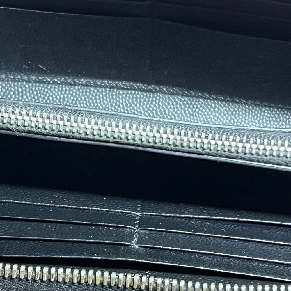Preloved Authentic Yves Saint Laurent Zip Around Wallet - Picture 5 of 8